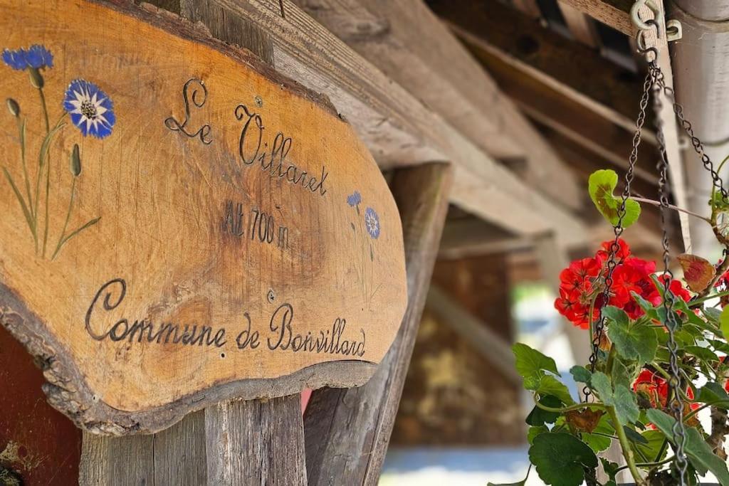 Вилла Le Banc Des Seilles Bonvillard Экстерьер фото